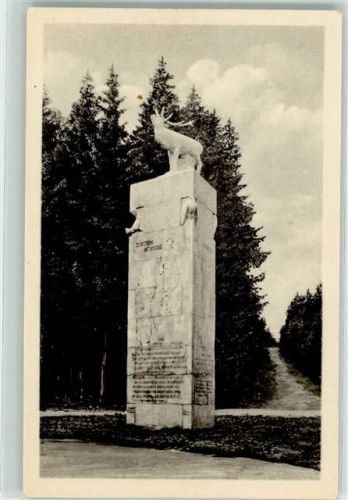 Frauenwald Monument Hirsch