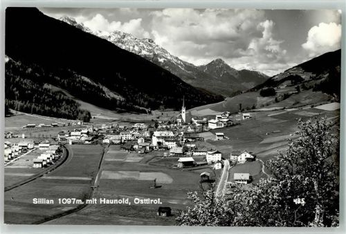 Sillian 1097 m Haunold Kirche Schnee Wolken