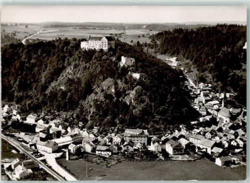 Riedenburg Fliegeraufnahme Schloss Rosenburg Ruine Rabenstein