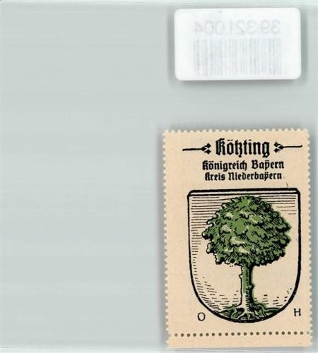 Kötzting Wappen Kaffee Hag Nr. 431 ca. 1920-1940 Laubbaum