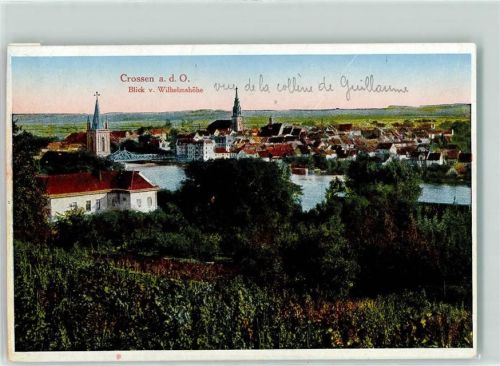 Crossen a.d. Oder Blick von der Wilhelmshöhe