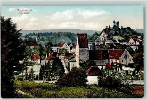 Pappenheim 1915 Nordöstl Burg Pappenheim
