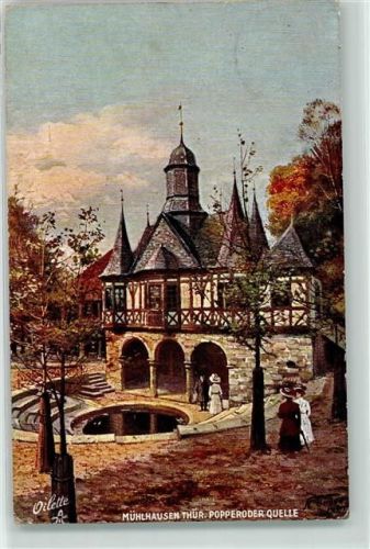 Mühlhausen 1911 Popperoder Quelle Oilette Serie Mühlhausen i. Thür. Nr. 719