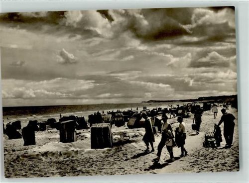 17449 O2233 Trassenheide - Badestrand Strandkörbe