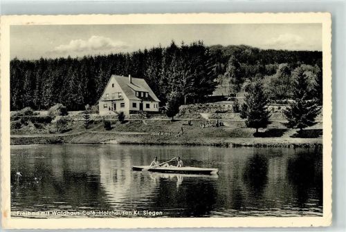 Holzhausen Schwimmbad Waldhaus-Cafe Ruderboot Badewiese