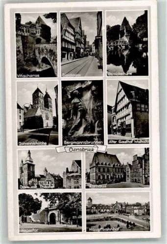 Osnabrück Bierstraße Rathaus Bahnhof Hegertor Johanniskirche Vitischanze