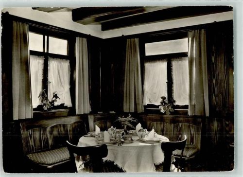 Ottenheim Gasthaus Erbprinzen Gaststube Sitznische