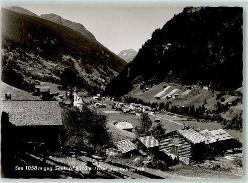 See 1058 m Seekopf 3063 m Tirol Kirche