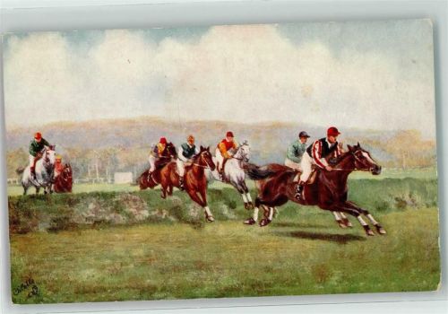 Tucks Oilette Steeplechasing Serie III Nr.9522