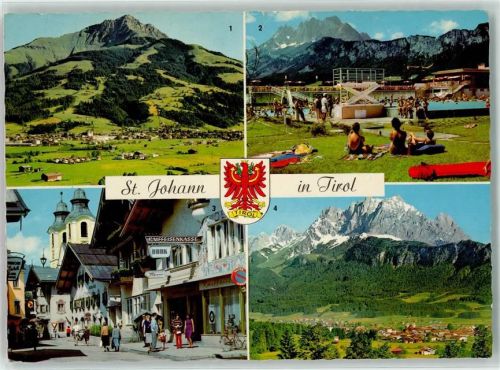 St. Johann Erholungszentrum Speckbacherstraße gegen Wilden Kaiser Schwimmbad