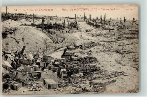 Pontfaverger-Moronvilliers An der Front Südhänge