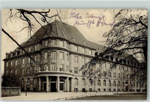 Hannover 1917 Landschaftliche Brandkasse Bahnpost Zug 308 Magdeburg Hannover