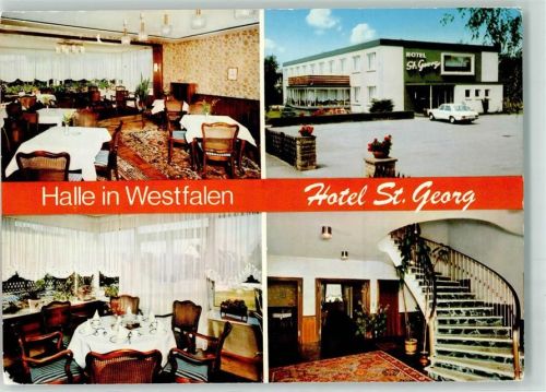 Halle Hotel St. Georg Treppe Auto Gastraum