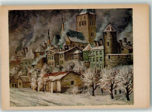 Tallinn Winter sign. N. Kull