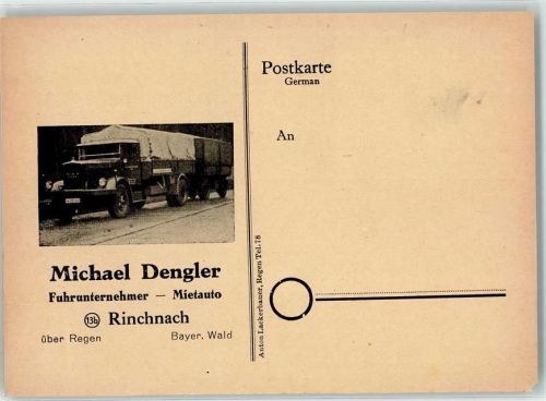 Rinchnach Fuhrunternehmung Michael Dengler LKW mit Hänger
