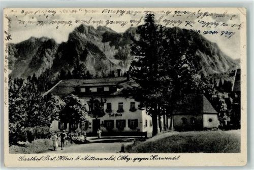Klais Gasthaus Post Karwendelgebirge