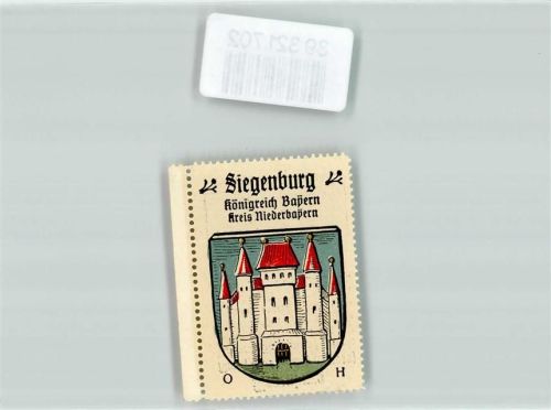 Siegenburg Vignette Wappen Königreich Bayern Kreis Niederbayern