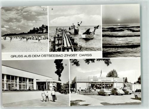 Ostseebad Zingst a Darß Fischerst FDGB-Erholungsheim Claus Stoertebeker HO- Kaufhalle