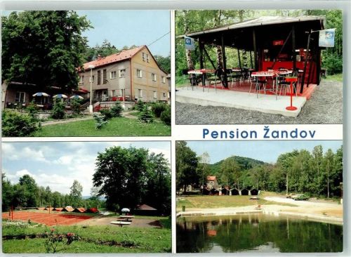 Chlumec u Chabarovic Pension Zandov Tennis See Coca Cola Schöller Eis Auto