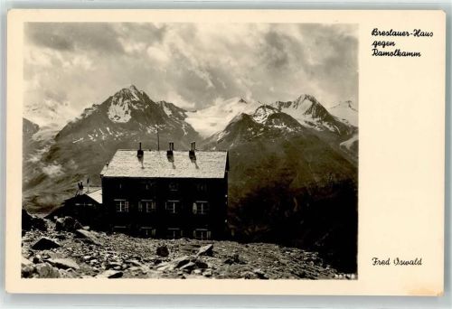 Vent Breslauer Haus gegen Ramolkamm Hüttenstempel