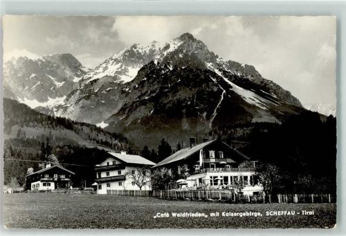 Scheffau Cafe Waldfrieden Kaisergebirge
