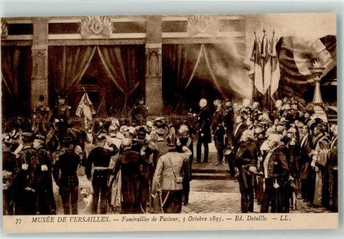 Beerdugung des Pastors 1895 sign.Ed.Detaille Museum Versailles