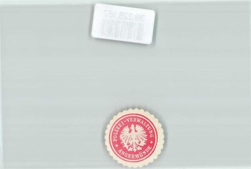 Angermünde Postwesen Polizei-Verwaltung Angermünde