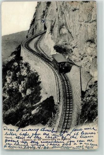 Saleve 1904 Chemin de fer electrique
