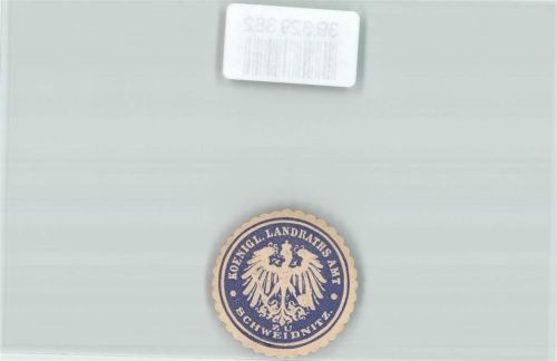 Großschweidnitz Königl. Landraths-Amt zu Schweidnitz