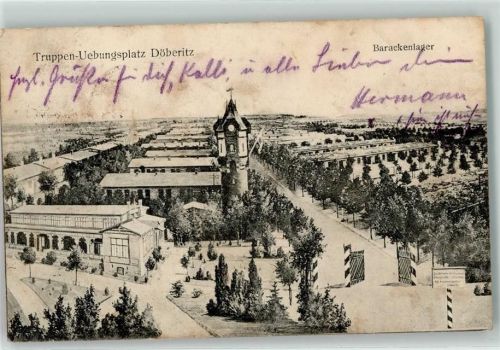Dallgow-Döberitz 1914 Truppenübungsplatz Barackenlager