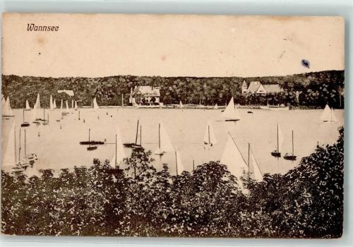 Wannsee 1917 Segelboot