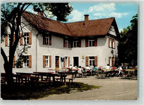 Wettstetten Waldgasthaus Högnerhäusl Emailleschild Underberg