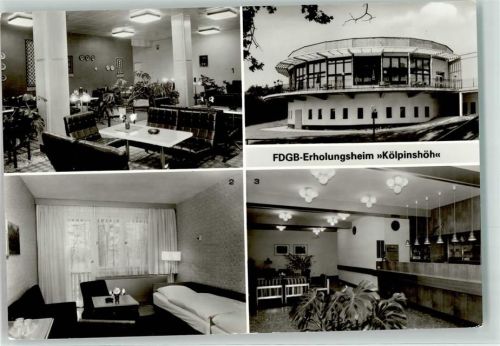 Loddin FDGB-Erholungsheim Köplinshöh Fremdenzimmer Rezeption