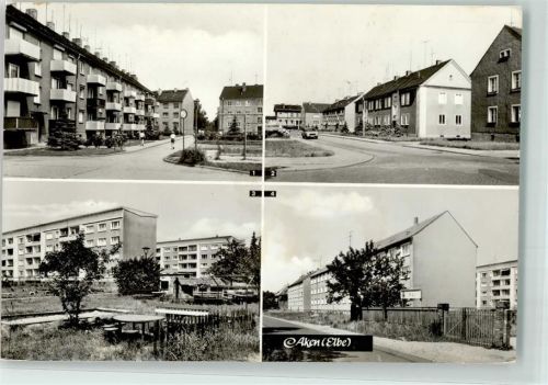 Aken Straße der AWG Neue Straße Neubauviertel Dessauer Landstraße