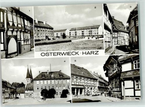 Osterwieck Eulenspiegelhaus Florian Geyer-Straße Marktplatz Mittelstraße