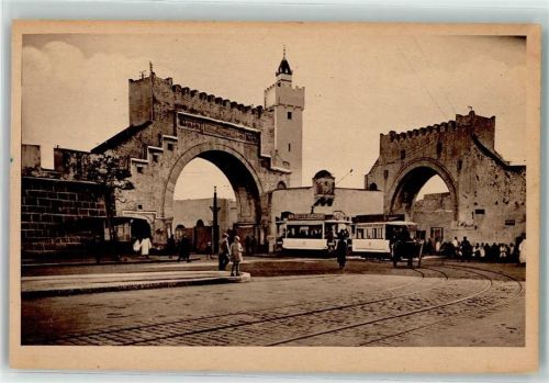 Tunis Portes se Bab el Khadra Tram Turm Tor