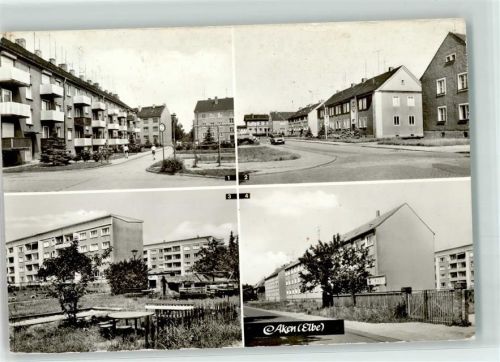 Aken Straße der AWG Neue Straße Neubauviertel Dessauer Landstraße