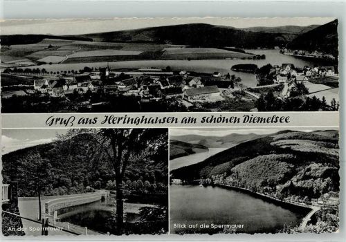 Heringhausen Sperrmauer Diemelsee