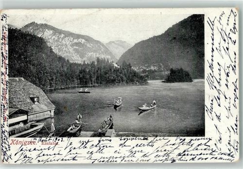 Königssee 1901 Ruderboot-Anlegestelle