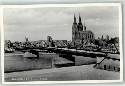 Köln Deutz 105 Neue Brücke Kölner Dom