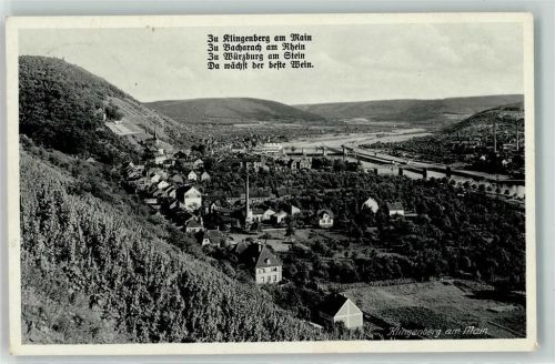 Klingenberg Gedicht Wein Brücke Fabrik Kirche