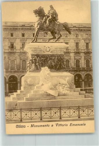 Milano Denkmal König Vittorio Emanuele Löwe