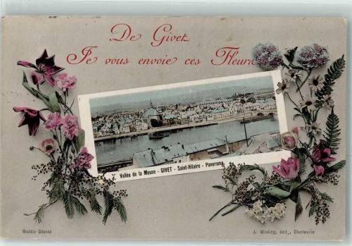 Givet 1908 Vallee de la Meuse Saint Hilaire