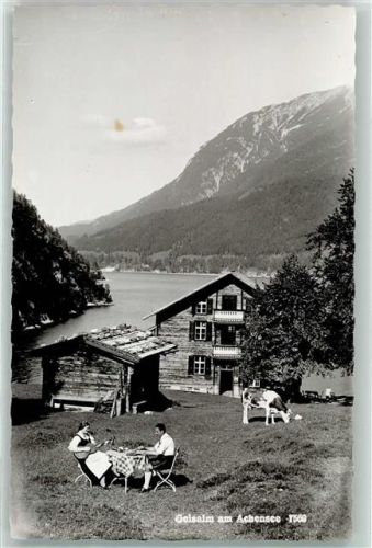 Pertisau Gaisalm am Achensee Kuh Tracht Gitarre
