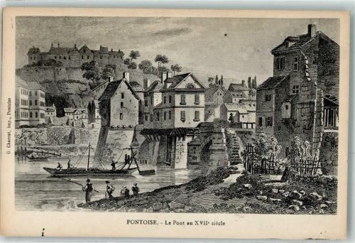 Pontoise le Pont au XVII. siecle