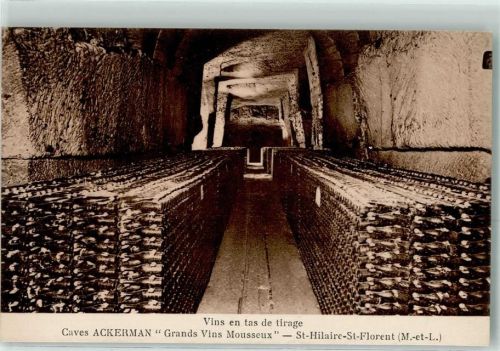 Saumur Vins en tas de tirage Caves Ackermann Grands Vins Mousseux Saint-Hilaire-Saint-Florent