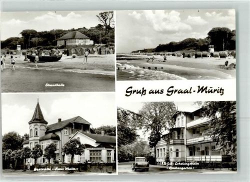 Graal-Müritz Gasthaus Haus Malta Strandhalle Erholungsheim Buchengarten