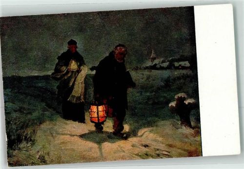 Letzter Besuch sign.M.Emonds-Alt Verlag Christliche Kunst Nr.2280
