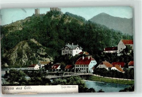 Celje Cilli 1907 - Ruine Ober Cilli
