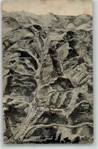 Schirmeck 1914 Vogelschau